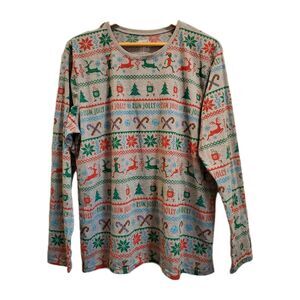 Brooks Run Jolly Holiday Long Sleeve running Shirt XL Ugly Christmas Sweater NWT